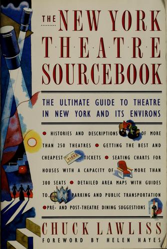 Cover for The New York theatre sourcebook