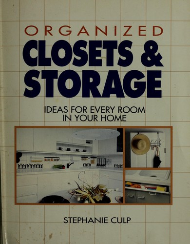 Cover for Organized closets & storage