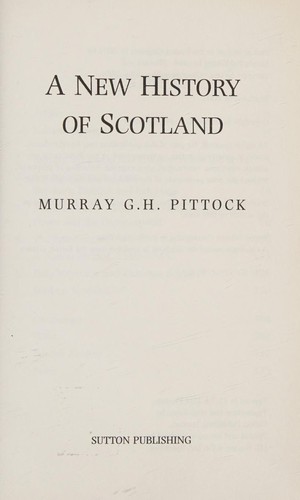Cover for A new history of Scotland