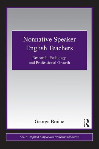 Cover for Nonnative speaker English teachers