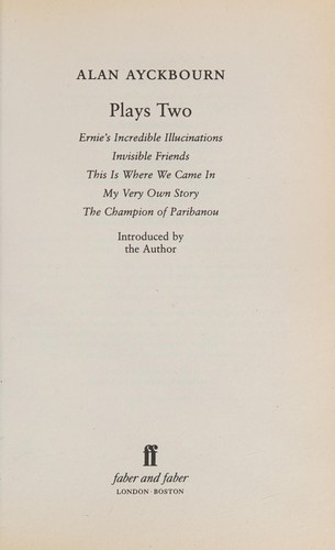 Cover for Plays three