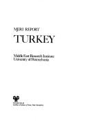 Cover for MERI report, Turkey
