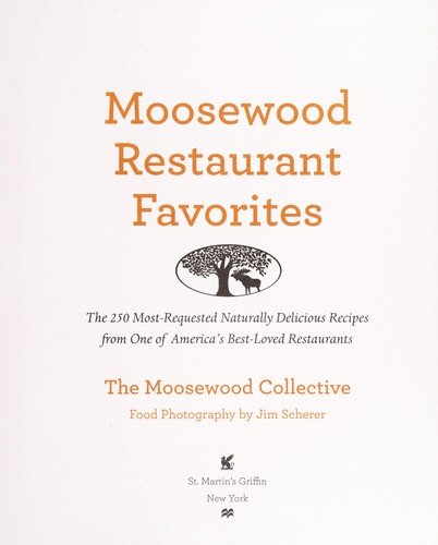 Cover for Moosewood restaurant favorites