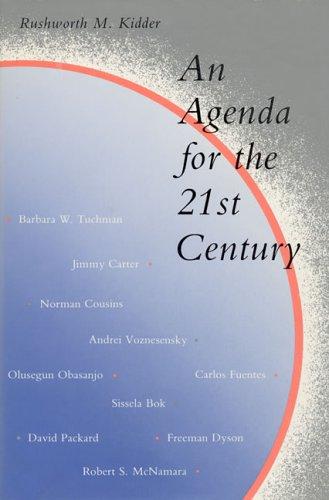 Cover for An Agenda for the 21st century