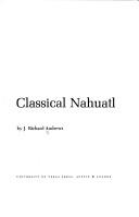 Cover for Introduction to Classical Nahuatl