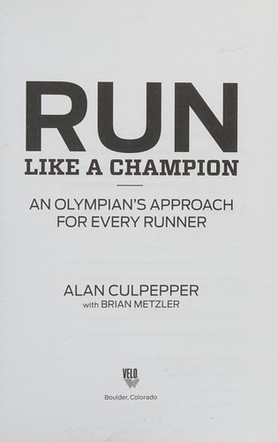 Cover for Run like a champion