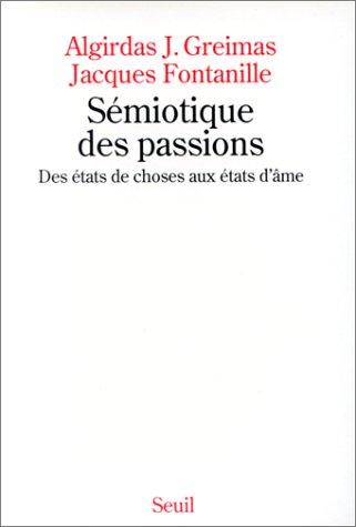 Cover for Sémiotique des passions