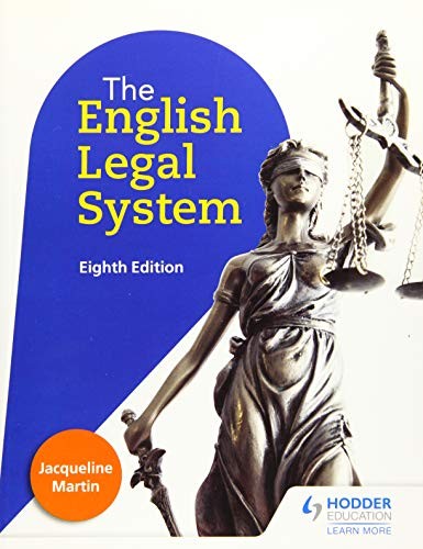 Cover for English Legal System