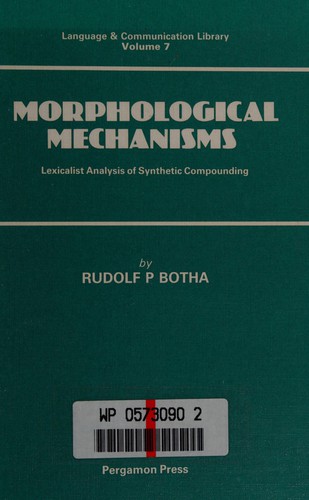 Cover for Morphological mechanisms