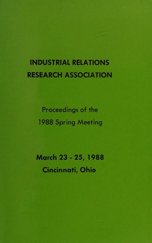 Cover for Proceedings of the 1987 Spring Meeting, April 29-May1, 1987, Boston, Massachusetts
