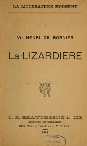 Cover for La lizardière