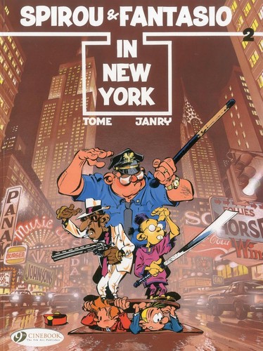 Cover for Spirou and Fantasio in New York
