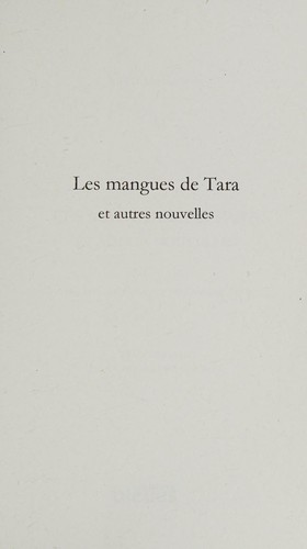 Cover for Les mangues de Tara et autres nouvelles
