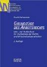 Cover for Grundzüge des Arbeitsrechts.