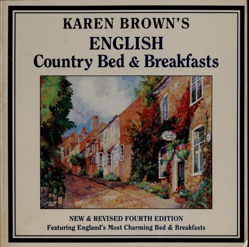 Cover for Karen Brown's English country bed & breakfasts