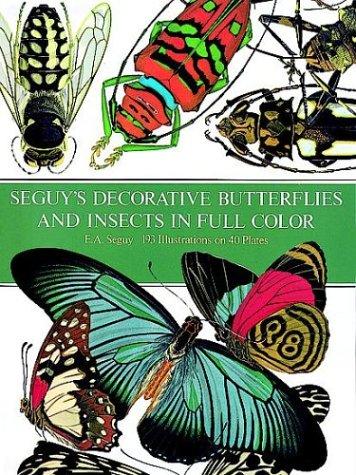 Cover for Séguy's Decorative butterflies & insects in full color