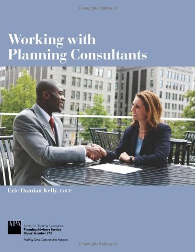 Cover for Working with Planning Consultants