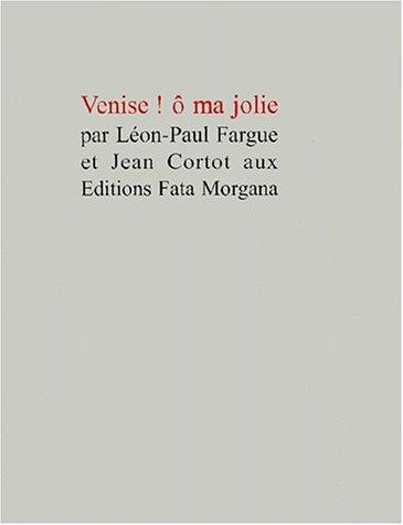 Cover for Venise! ô ma jolie