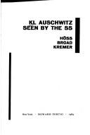 Cover for KL Auschwitz seen by the SS