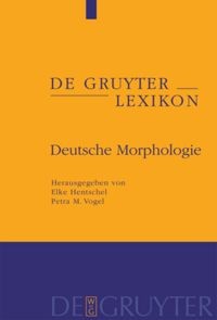 Cover for Deutsche Morphologie