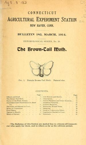 Cover for The brown-tail moth, Euproctis chrysorrhoea Linn