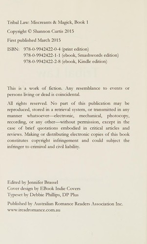 Cover for Tribal Law