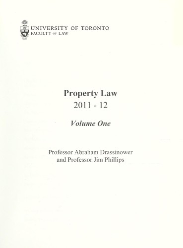 Cover for Property law