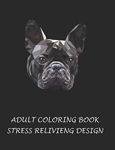 Cover for Adult coloring book stress relivieng design