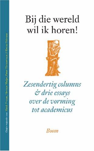 Cover for Bij die wereld wil ik horen!