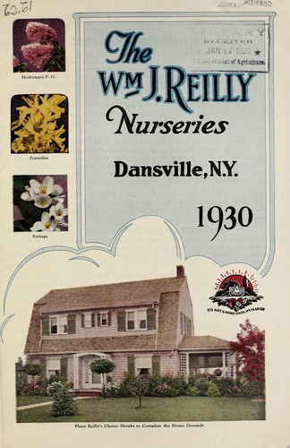 Cover for The Wm. J. Reilly Nurseries