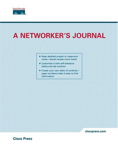 Cover for A Networker's Journal