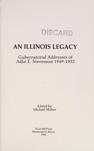 Cover for Illinois Legacy