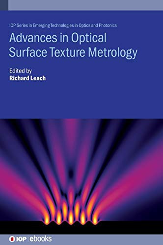 Cover for Advances in Optical Surface Texture Metrology
