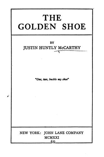 Cover for The Golden Shoe