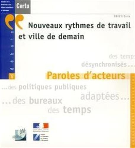 Cover for Nouveaux rythmes de travail et ville de demain