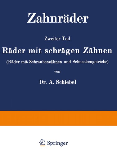 Cover for Zahnräder