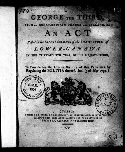 Cover for George the Third, King of Great-Britain, France and Ireland, &c