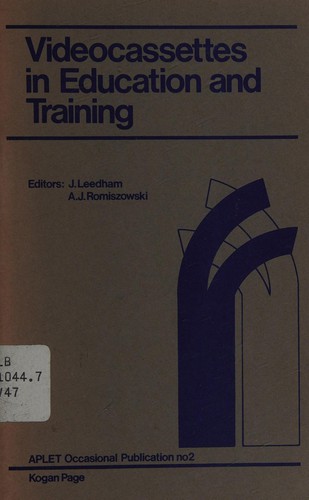 Cover for Videocassettes in education and training