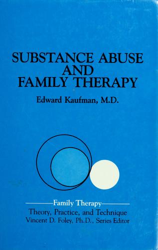 Cover for Substance abuse and family therapy