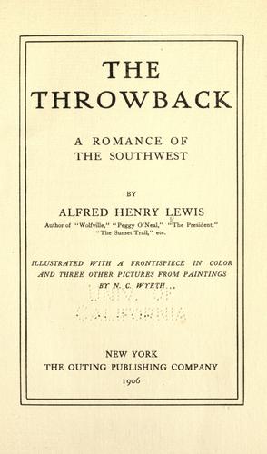 Cover for The throwback