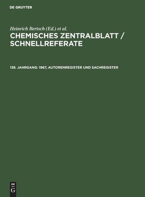 Cover for 1967, Autorenregister und Sachregister