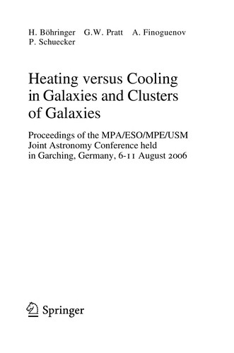 Cover for Heating versus cooling in galaxies and clusters of galaxies