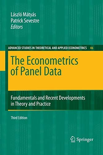 Cover for The Econometrics of Panel Data