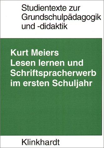 Cover for Lesenlernen und Schriftspracherwerb im ersten Schuljahr. Ein Studienbuch.