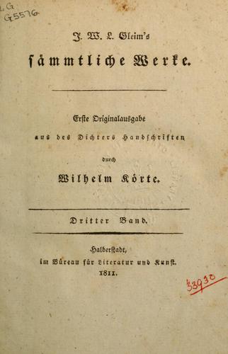 Cover for Sämtliche Werke