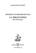 Cover for La dislocation