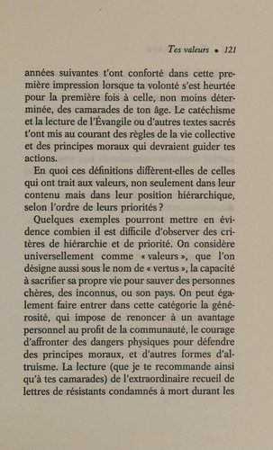 Cover for Ton avenir. Un prix nobel s'adresse aux jeunes