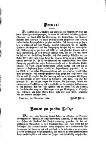 Cover for Studien zur literatur der gegenwart.