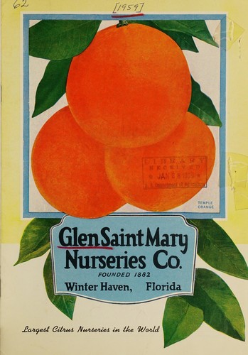 Cover for Glen Saint Mary Nurseries Co