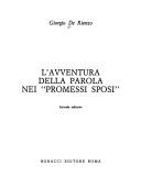 Cover for L' avventura della parola nei Promessi sposi